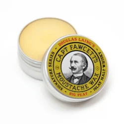 Captain Fawcett's Big Peat Whisky Moustache Wax - 15mL